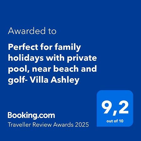 Perfect For Family Holidays With Private Pool, Near Beach And Golf- Villa Ashley 科斯塔德安提瓜 外观 照片